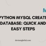 Python MySQL Create Database